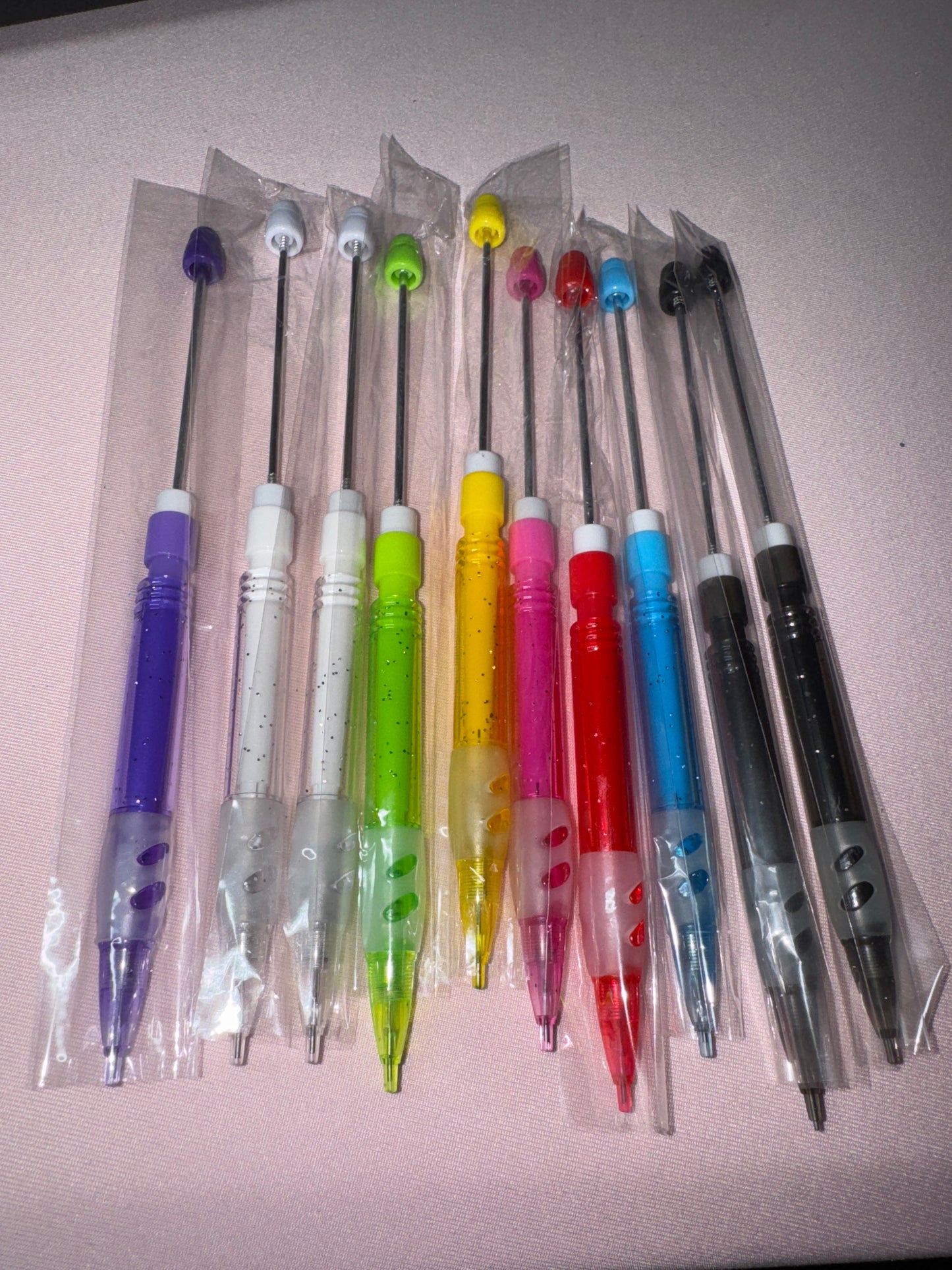 Beaded mechanical pencils 