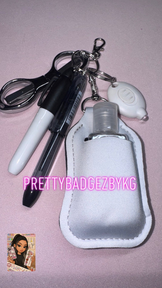 White badgereel attachment