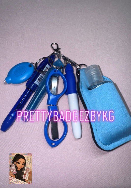 Blue badgereel attachment