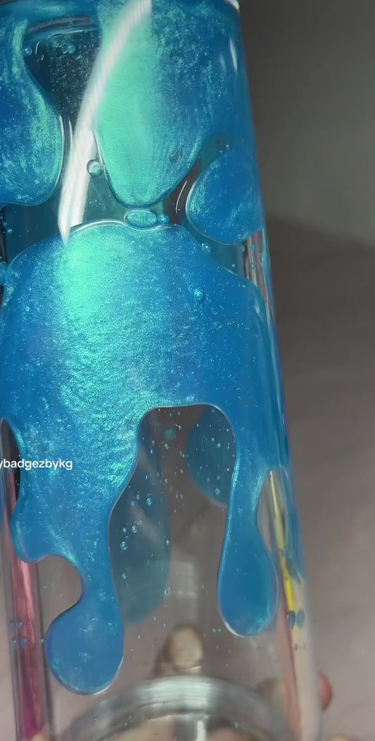 Teal mica lava 24oz